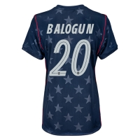 Camiseta Estados Unidos Folarin Balogun #20 Segunda Equipación Replica Mundial 2026 para mujer mangas cortas